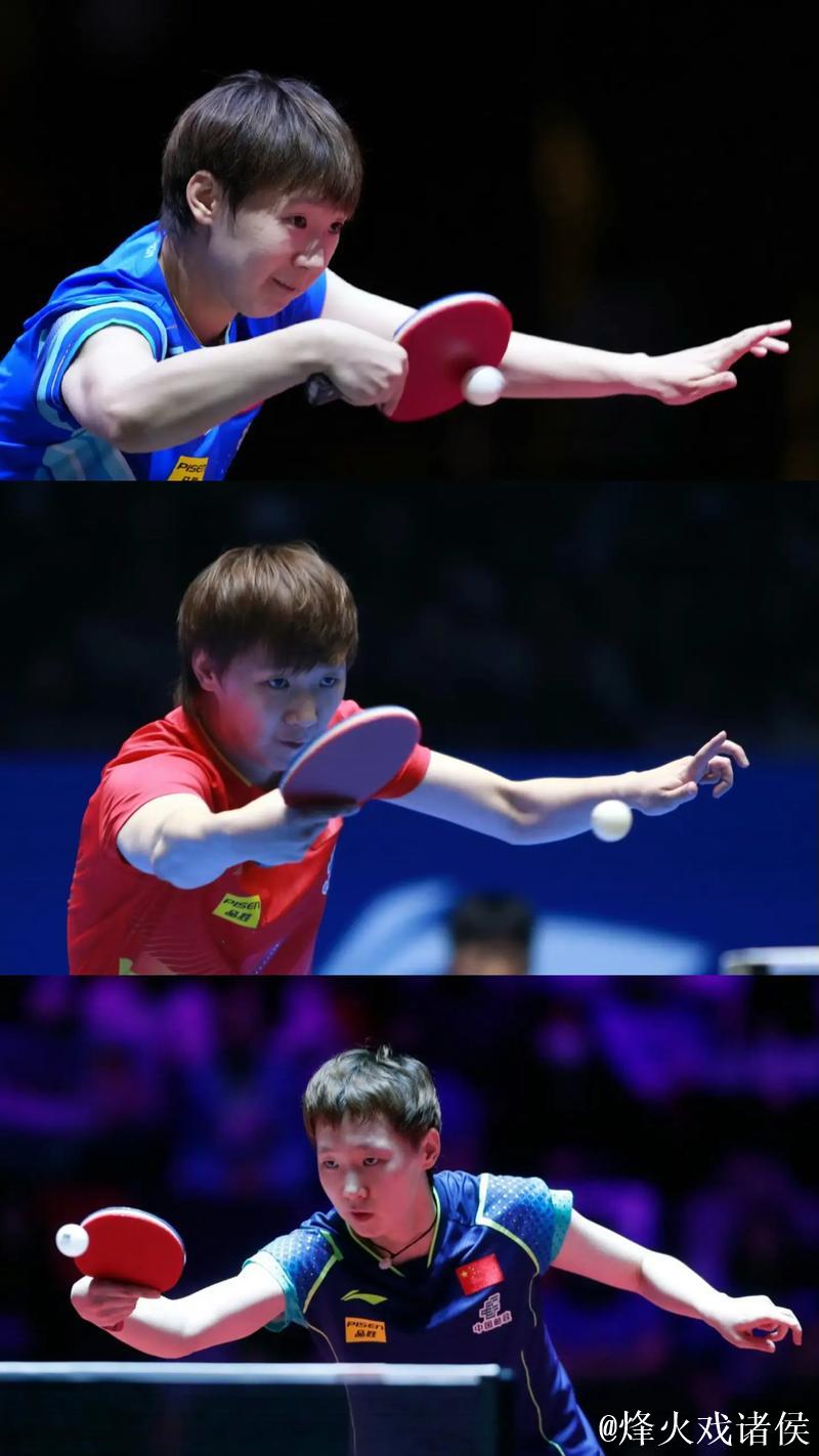 强势反手制胜，王曼昱相持由守转攻